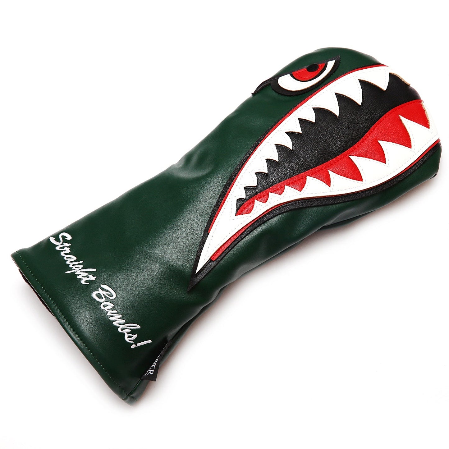 Straight Bombs Driver Golf Headcover Green