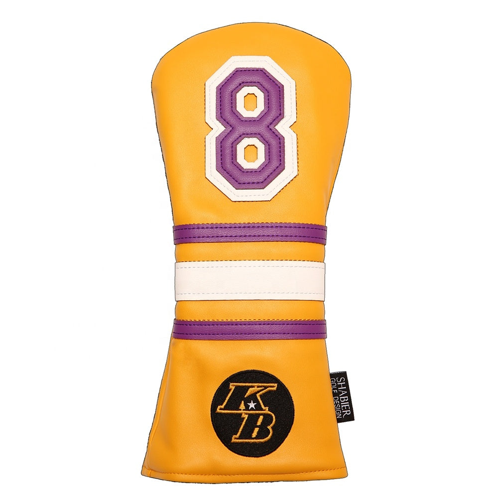 KB824 8 Yellow Fairway Wood Golf Headcover